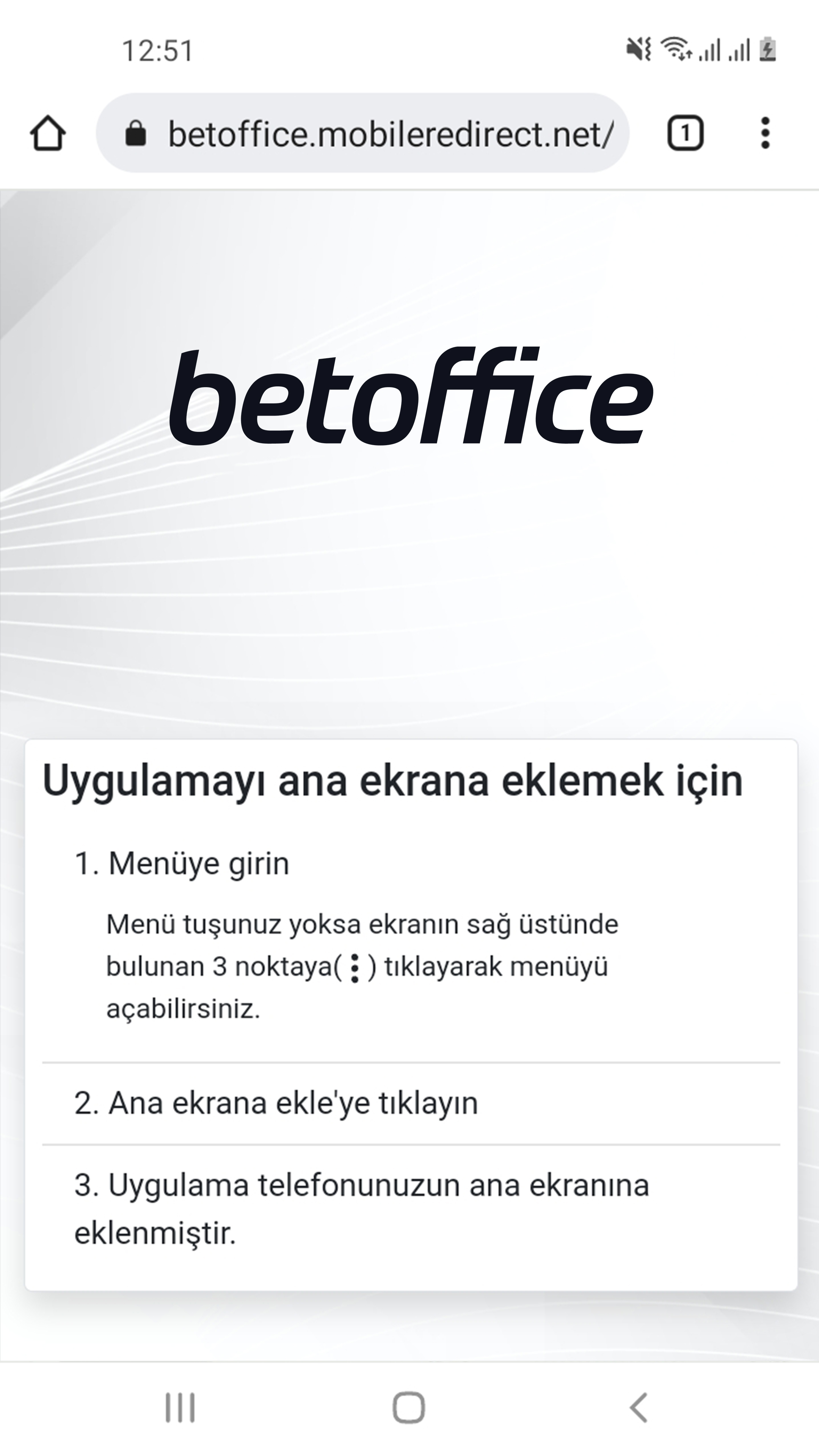 betoffice Yasağı